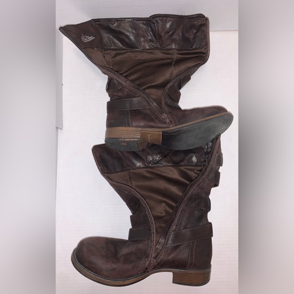 Maurices brown zip up boots - Picture 7 of 14